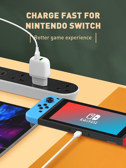 Ldnio LC122-C USB 2.0 Kabel USB-C männlich - USB-C 65W PD Weiß 2m
