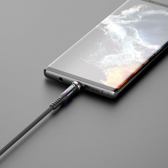 3M Geflochtenes USB 2.0 Kabel USB-C männlich - USB-C 100W Schwarz 3m PUP-0455-10FT-CC