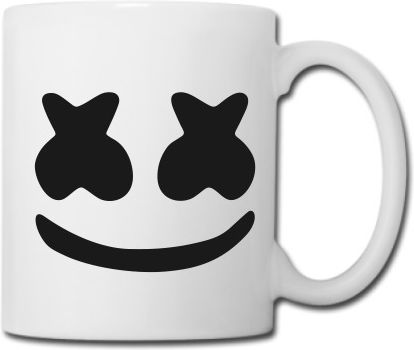Marshmello DJ Tasse Pink Neon