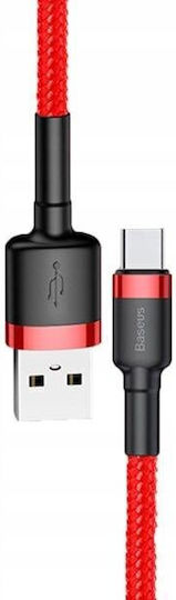 Baseus Cafule USB 2.0 Cable USB-C Male - USB-A Red 2m CATKLF-C09