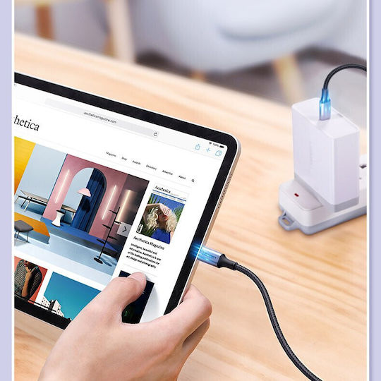 Ugreen US316 USB 2.0 Cable USB-C Male - USB-C 100W PD Black 1m 70427