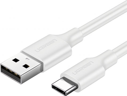 Ugreen US287 USB 2.0 Cable USB-C Male - USB-A 60W White 0.5m 60120
