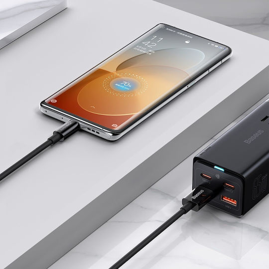Baseus Superior USB 2.0 Cable USB-C male - USB-A 65W Black 2m (CAYS001001)