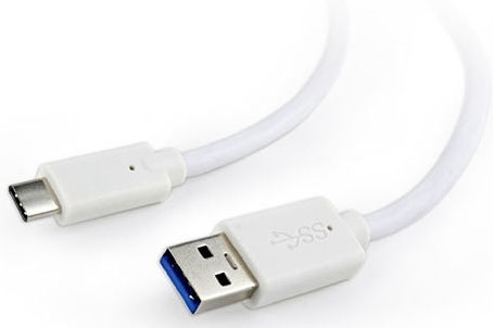 Cablexpert USB 3.0 Cable USB-C male - USB-A 36W Λευκό 0.1m CCP-USB3-AMCM-W-0.1M