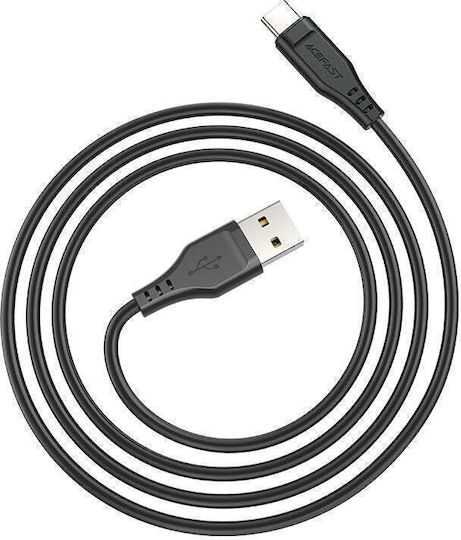 Acefast C3-04 USB 2.0 Cable USB-C male - USB-A 15W White 1.2m