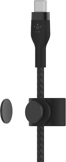 Belkin Geflochtenes USB 2.0 Kabel USB-C männlich - USB-C 60W PD Schwarz 3m CAB011BT3MBK