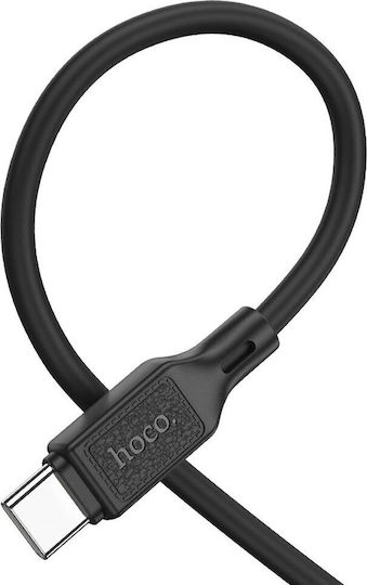Hoco X90 USB 2.0 Cable USB-C male - USB-A 60W Μαύρο 1m