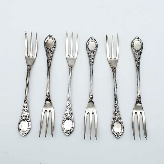 Silver Forks 6 Pieces 14cm Pir00010