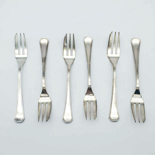 Silver Forks 6 Pieces 14cm Pir00013