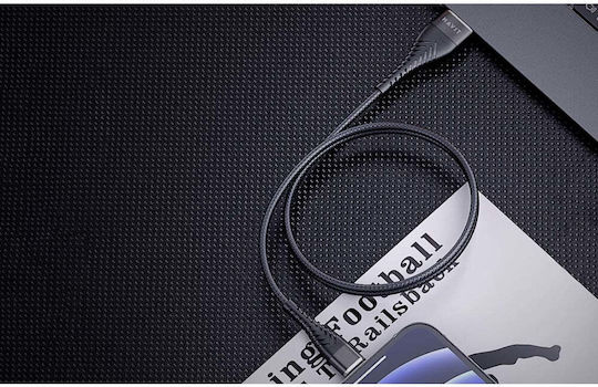 Havit CB707 USB 2.0 Cable USB-C male - USB-A Μαύρο 1m 21.08.0017