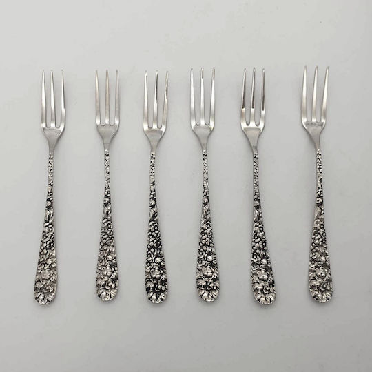 Silver Forks 6 Pieces 15cm Pir00016