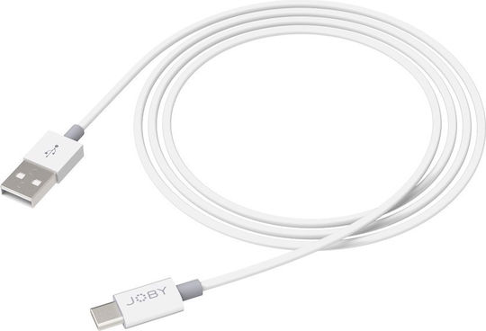 Joby Cablu USB 2.0 USB-C Masculin - USB-A Alb 1.2m JB01819-BWW