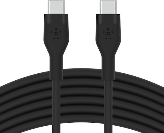 Belkin BoostCharge Flex USB 2.0 Cable USB-C Male - USB-C 60W PD Black 3m CAB009BT3MBK