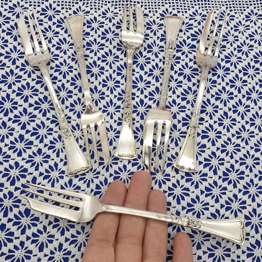 Silver Forks 6 Pieces 15cm Pir00018