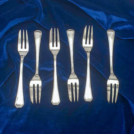 Furculițe Argintii 6 Bucăți 14cm Pir00013