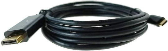 Lanberg USB 3.2 Video Cable USB-C Male - DisplayPort Black 3m CA-CMDP-10CU-0030-BK