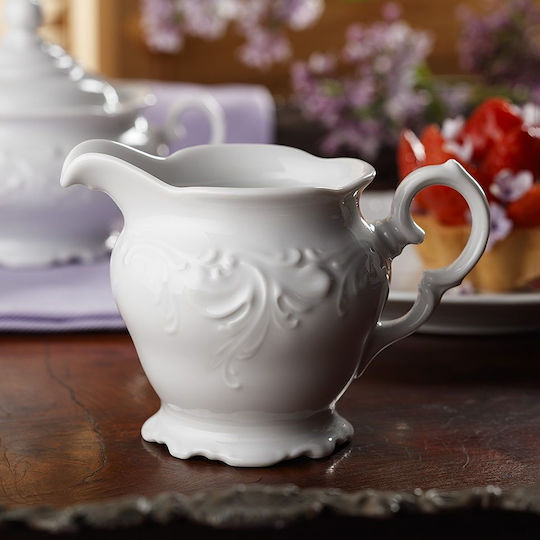 Porcelain Composition “fiorina White” Dinnerware Set 67 Pieces