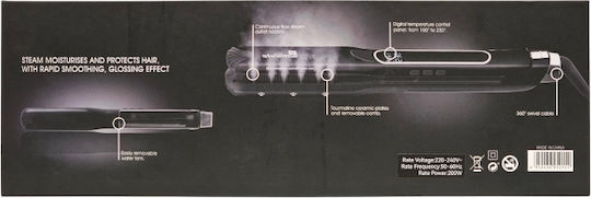 Steam Plus Haarglätter mit Dampf und Keramikplatten