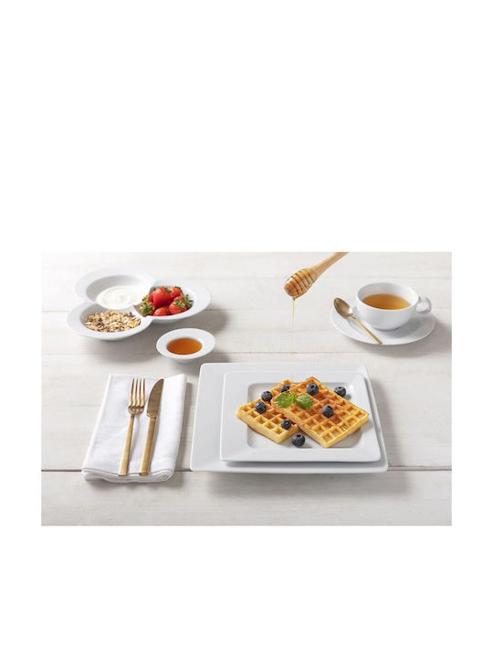 Eclipse Porcelain Salad Bowl with Salad Spoons 31cm Series Costaverde Price 6 Pieces 012.0079.00001