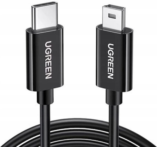 Ugreen US242 USB 2.0 Cable USB-C Male - Mini USB-B Black 1m 50445