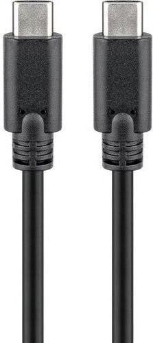 Goobay USB 3.2 Video Cable USB-C Male - USB-C 60W PD Black 3m 66509