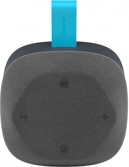 Canyon Hexagon 10 Bluetooth Speaker 8W with Battery Life up to 12 hours Gray