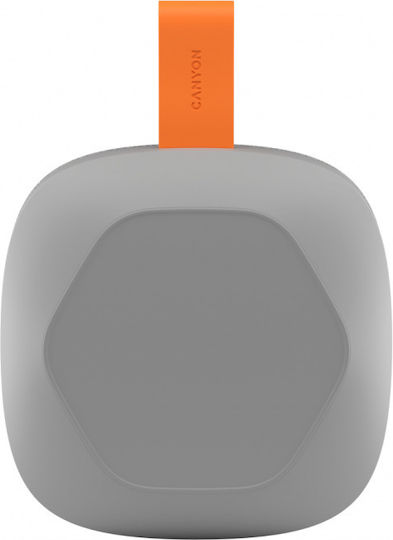 Canyon Hexagon 10 Ηχείο Bluetooth 8W με Διάρκεια Μπαταρίας έως 12 ώρες Grey/Orange