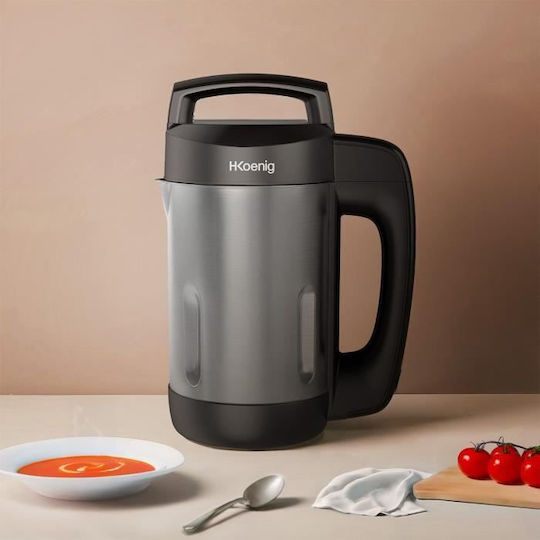 HKoenig Suppenschöpfer 850W mit Gewicht 1,1lt Grau