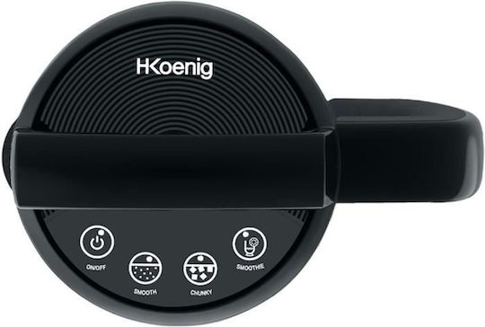 HKoenig Suppenschöpfer 850W mit Gewicht 1,1lt Grau