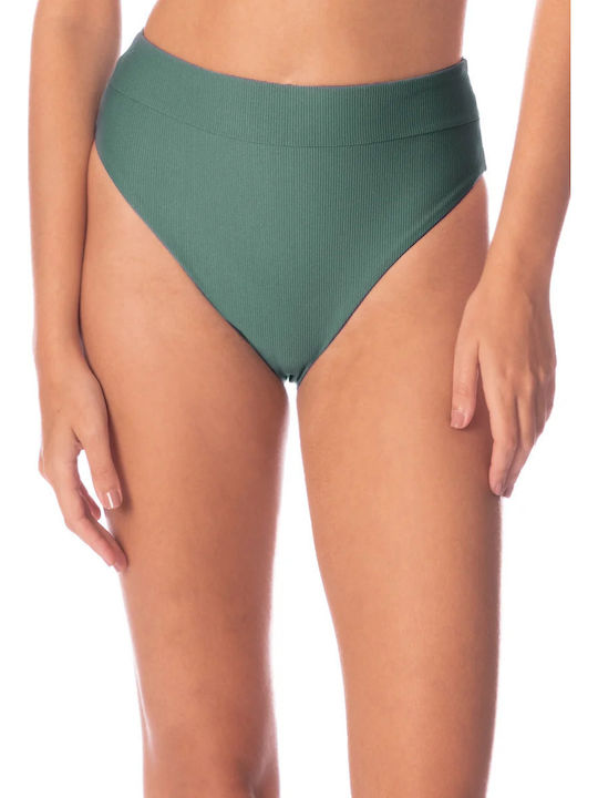 Bikini Set Top & Slip Bottom Eucalyptus Green