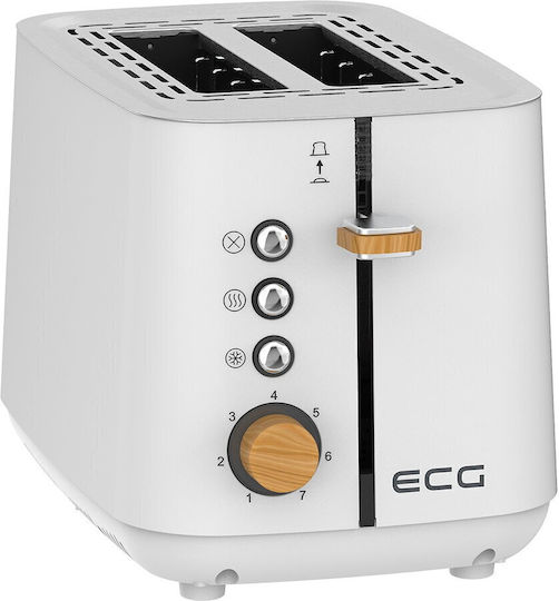 ECG Toaster 2 Schlitze 925W Gray