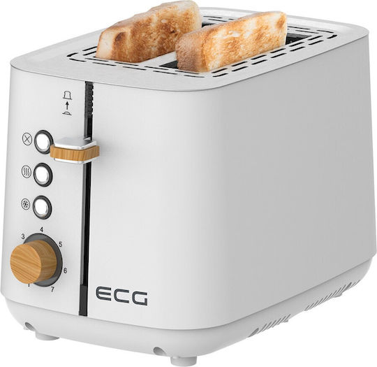 ECG Toaster 2 Schlitze 925W Gray