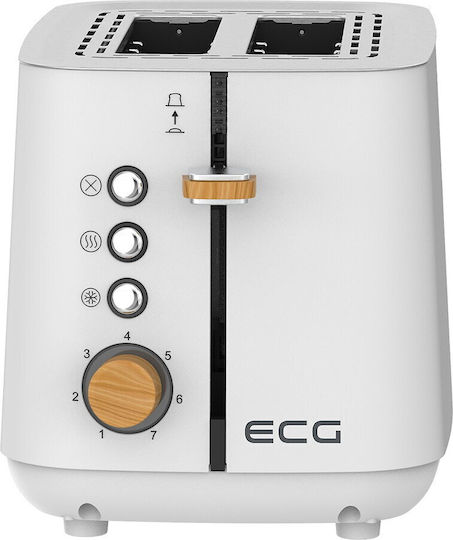 ECG Toaster 2 Schlitze 925W Gray