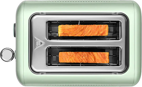 Buydeem Toaster 2 Schlitze 900W Grün