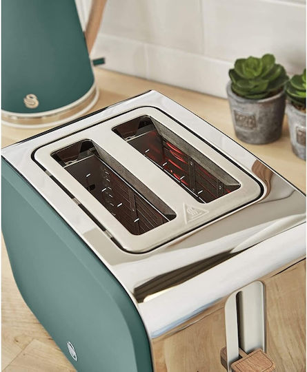 Swan Toaster 2 Schlitze 900W Grün