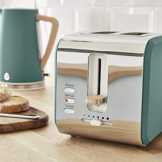 Swan Toaster 2 Schlitze 900W Grün