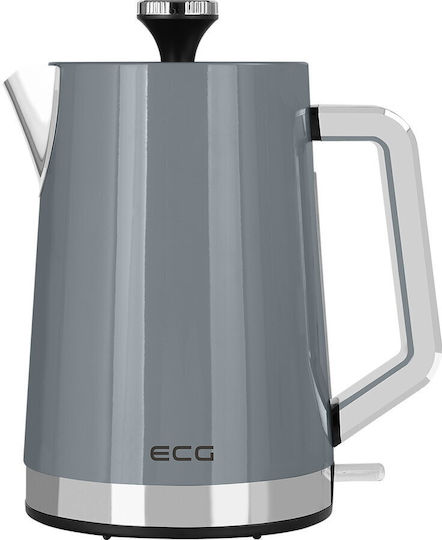 ECG Fierbător 1.7lt 2200W Gri
