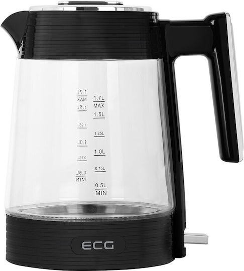 ECG Fierbător 1.7lt 2200W Gri