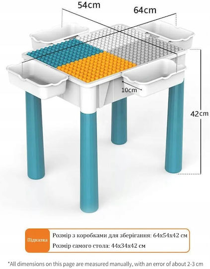 Kids Table and Chairs Set for Painting made of Plastic