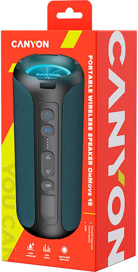 Canyon OnMove Ηχείο Bluetooth 40W με Διάρκεια Μπαταρίας έως 6 ώρες Μπλε
