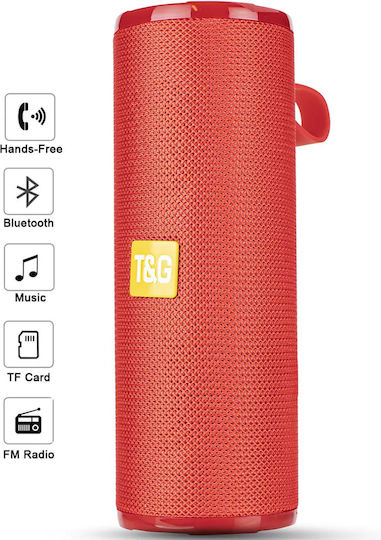 T&G TG-149 Ηχείο Bluetooth 10W με Ραδιόφωνο και Διάρκεια Μπαταρίας έως 4 ώρες Κόκκινο