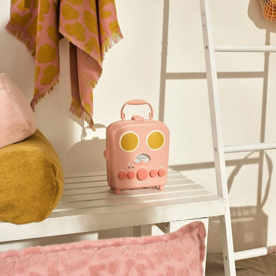 Sunnylife Beach Sounds Bluetooth Speaker with Battery Life up to 6 hours Candy Pink