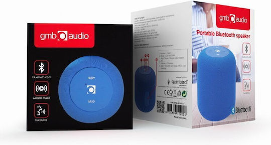 Gembird Bluetooth Speaker Bluetooth Speaker 5W with Radio and Battery Life up to 2 hours Blue