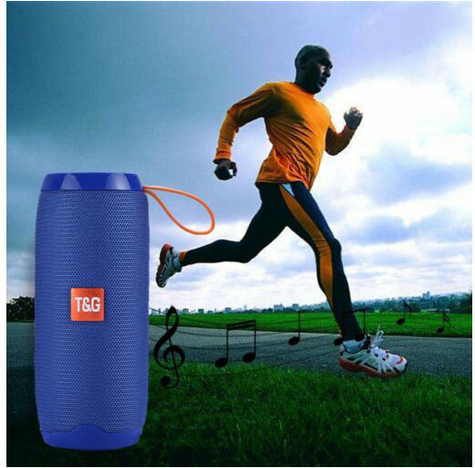 T&G TG-106 Ηχείο Bluetooth 10W με Διάρκεια Μπαταρίας έως 2 ώρες Μπλε