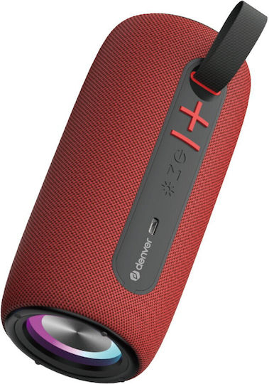 Denver BTL-360BD Ηχείο Bluetooth 10W με Διάρκεια Μπαταρίας έως 3 ώρες Κόκκινο
