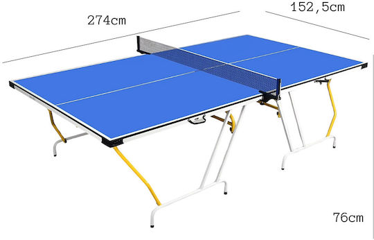 Πτυσσόμενo Τραπέζι Ping Pong Εσωτερικού Χώρου