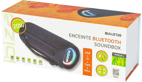 Ibiza Sound BULLET20 Boxă Bluetooth 20W Negru