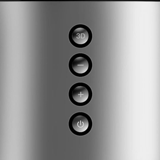 Bluedio US Ηχείο Bluetooth 5W με Διάρκεια Μπαταρίας έως 5 ώρες Black/Silver