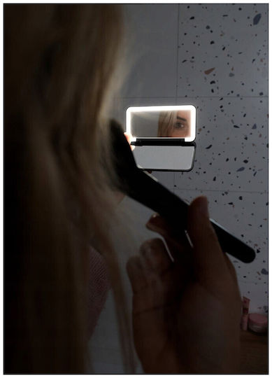 Concept Schminkspiegel Geldbörse mit Licht Schwarz