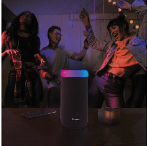 HAMA Shine 2.0 Ηχείο Bluetooth 30W με Διάρκεια Μπαταρίας έως 12 ώρες Μαύρο